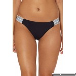Dolce Vita Women's Fast Lane Tab Side Hipster Bikini Bottom Black B07JMF12NC